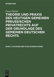 Cover von Die einzelnen Schuldverhältnisse