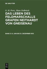 Cover von 8.Juni bis 31.Dezember 1813