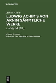 Cover von Des Knaben Wunderhorn