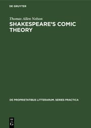 Cover von Shakespeare's comic theory
