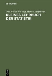 Cover von Kleines Lehrbuch der Statistik