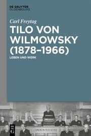 Cover von Tilo von Wilmowsky (1878-1966)