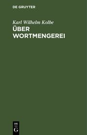 Cover von Über Wortmengerei.