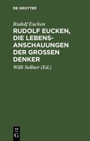 Cover von Die Lebensanschauungen der großen Denker [Auszug]
