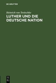 Cover von Luther und die deutsche Nation