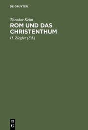 Cover von Rom und das Christenthum