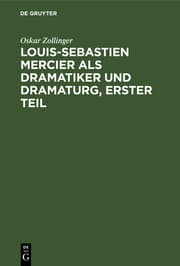 Cover von Louis-Sebastien Mercier als Dramatiker und Dramaturg