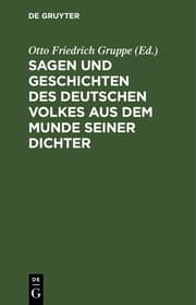 Cover von Sagen und Geschichten des deutschen Volkes aus dem Munde seiner Dichter