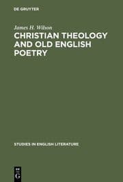 Cover von Christian theology and old English poetry