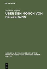 Cover von Über den Mönch von Heilsbronn