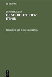 Cover von Geschichte der christlichen Ethik