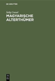 Cover von Magyarische Alterthümer