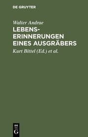 Cover von Lebenserinnerungen eines Ausgräbers