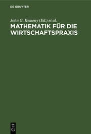 Cover von Mathematik für die Wirtschaftspraxis