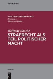 Cover von Strafrecht als Teil politischer Macht