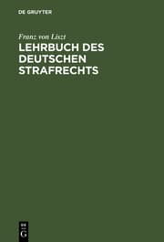 Cover von Lehrbuch des Deutschen Strafrechts