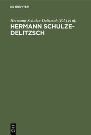 Cover von Hermann Schulze-Delitzsch