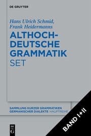 Cover von [Set: Althochdeutsche Grammatik I + II]