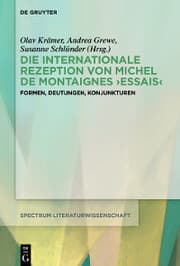 Cover von Die internationale Rezeption von Michel de Montaignes >Essais<