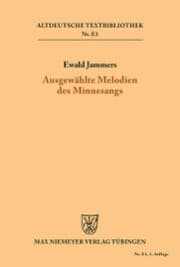 Cover von Ausgewählte Melodien des Minnesangs