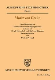 Cover von Moriz von Craûn