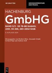 Cover von Hachenburg: Gesetz betreffend die Gesellschaften mit beschränkter Haftung (GmbHG) 3/2