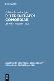 Cover von P. Terenti Afri comoediae