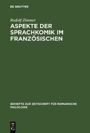 Cover von Aspekte der Sprachkomik im Französischen