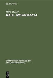 Cover von Paul Rohrbach