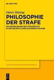 Cover von Philosophie der Strafe