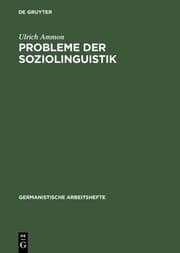 Cover von Probleme der Soziolinguistik