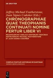 Cover von Chronographiae quae Theophanis Continuati nomine fertur Liber VI