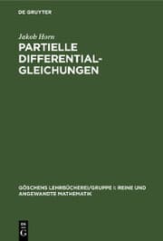 Cover von Partielle Differentialgleichungen