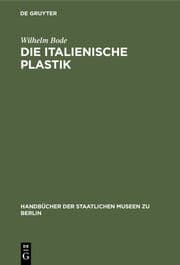 Cover von Die italienische Plastik
