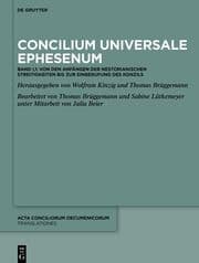 Cover von Concilium Universale Ephesenum