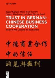 Cover von Trust in German-Chinese Business Cooperation