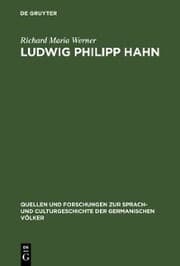 Cover von Ludwig Philipp Hahn