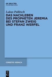 Cover von Das Nachleben des Propheten Jeremia bei Stefan Zweig und Franz Werfel