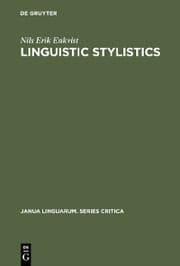 Cover von Linguistic stylistics
