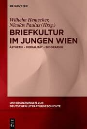 Cover von Briefkultur im Jungen Wien