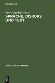 Cover von Sprache, Diskurs und Text
