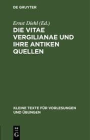 Cover von Die Vitae Vergilianae und ihre antiken Quellen