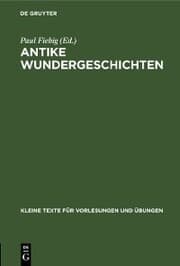 Cover von Antike Wundergeschichten