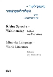 Cover von Mame-loshn - velt-literatur/Kleine Sprache - Weltliteratur/Minority Language - World Literature