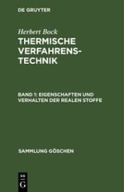 Cover von Eigenschaften und Verhalten der realen Stoffe