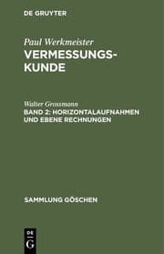Cover von Horizontalaufnahmen und ebene Rechnungen