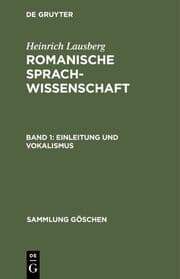 Cover von Einleitung und Vokalismus