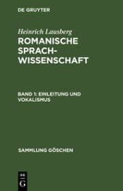 Cover von Einleitung und Vokalismus