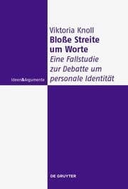 Cover von Bloße Streite um Worte