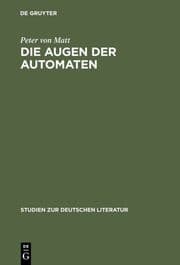 Cover von Die Augen der Automaten
